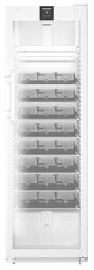 Liebherr HMFvh 4011 pharmaceutical refridgerator, +5 °C, 420 L, (mm) 597 x 654 x 1884, with medicine drawers, fan-assisted cooling, compliant with DIN 13277, glass door Liebherr HMFvh 4011 pharmaceutical refridgerator, +5 °C, 420 L, (mm) 597 x 654 x 1884, with medicine drawers, fan-assisted cooling, compliant with DIN 13277, glass door