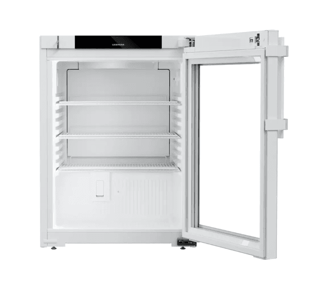 Liebherr HMTvh 1511 pharmaceutical refridgerator, +5 °C, 97 L, fan-assisted cooling, compliant with DIN 13277, glass door Liebherr HMTvh 1511 pharmaceutical refridgerator, +5 °C, 97 L, fan-assisted cooling, compliant with DIN 13277, glass door