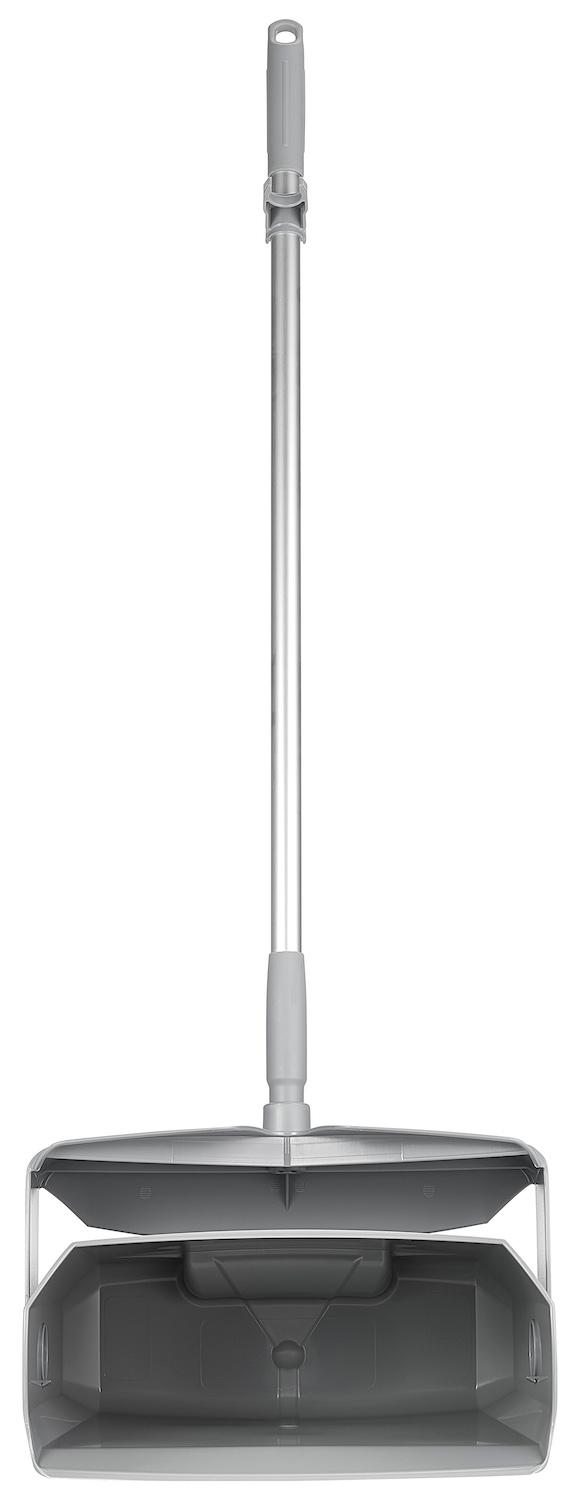 Vikan Dustpan set, closable with broom, 335 mm, Medium, Grey Vikan Dustpan set, closable with broom, 335 mm, Medium, Grey