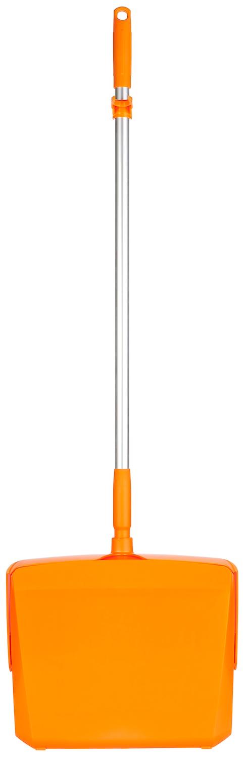 Vikan Dustpan set, closable with broom, 335 mm, Medium, Orange Vikan Dustpan set, closable with broom, 335 mm, Medium, Orange