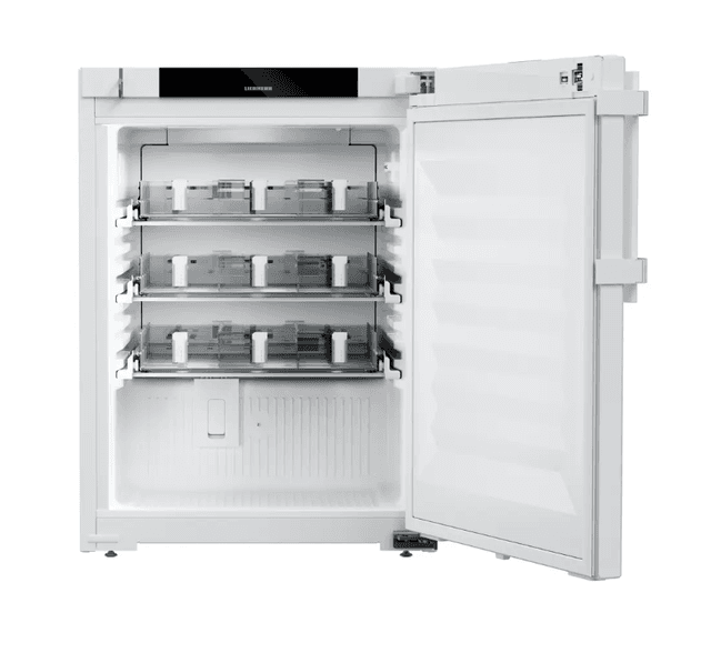 Liebherr HMTvh 1501 pharmaceutical refridgerator, +5 °C, 78 L, with medicine drawers, fan-assisted cooling, compliant with DIN 13277, steel door Liebherr HMTvh 1501 pharmaceutical refridgerator, +5 °C, 78 L, with medicine drawers, fan-assisted cooling, compliant with DIN 13277, steel door