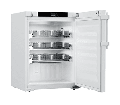 Liebherr HMTvh 1501 pharmaceutical refridgerator, +5 °C, 78 L, with medicine drawers, fan-assisted cooling, compliant with DIN 13277, steel door Liebherr HMTvh 1501 pharmaceutical refridgerator, +5 °C, 78 L, with medicine drawers, fan-assisted cooling, compliant with DIN 13277, steel door