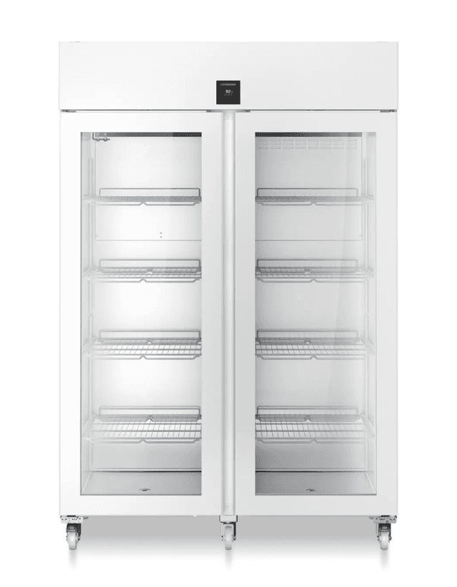 Liebherr SRPvh 1412 laboratory refrigerator, +0 °C ... +16 °C, 1091 L, DIN 13277 compliant, stainless steel inner liner, glass door Liebherr SRPvh 1412 laboratory refrigerator, +0 °C ... +16 °C, 1091 L, DIN 13277 compliant, stainless steel inner liner, glass door