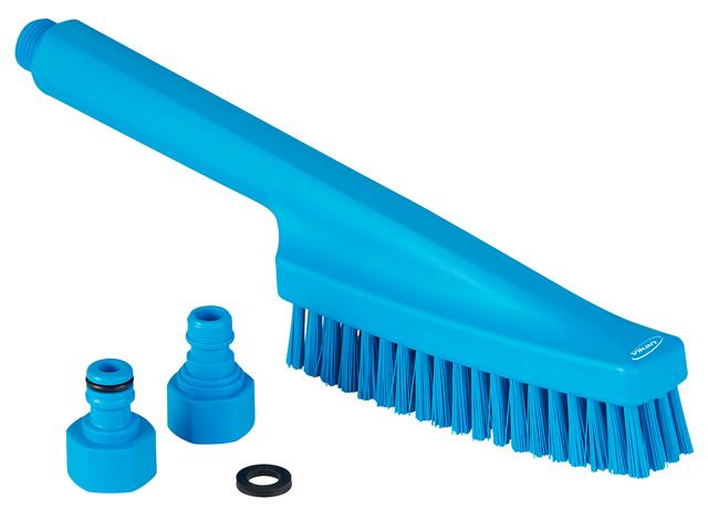Hand Brush, waterfed, 330 mm, Hard, Blue Hand Brush, waterfed, 330 mm, Hard, Blue