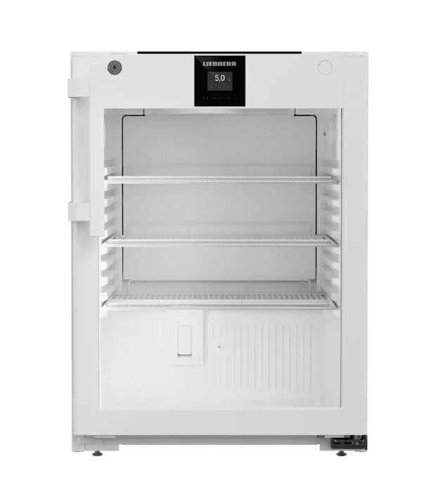 Liebherr SRTvh 1511 laboratory refridgerator, 3 °C ... +16 °C, 97 L, DIN 13277 compliant, plastic inner liner, glass door Liebherr SRTvh 1511 laboratory refridgerator, 3 °C ... +16 °C, 97 L, DIN 13277 compliant, plastic inner liner, glass door