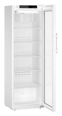 Liebherr SRFvg 4011 laboratory refridgerator, +3 °C to +16 °C, 420 L, (mm) 597 x 654 x 1884, fan-assisted cooling, plastic inner liner, glass door Liebherr SRFvg 4011 laboratory refridgerator, +3 °C to +16 °C, 420 L, (mm) 597 x 654 x 1884, fan-assisted cooling, plastic inner liner, glass door