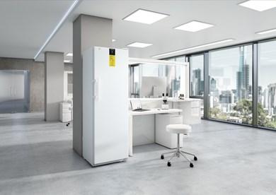 Liebherr SRFfg 4001 laboratory refridgerator, +3 °C to +16 °C, 394 L, (mm) 597 x 654 x 1884, fan-assisted cooling, spark-free interior, steel door Liebherr SRFfg 4001 laboratory refridgerator, +3 °C to +16 °C, 394 L, (mm) 597 x 654 x 1884, fan-assisted cooling, spark-free interior, steel door